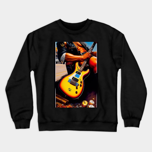 Jeff Beck Paul Rodgers Crewneck Sweatshirt by Nasromaystro